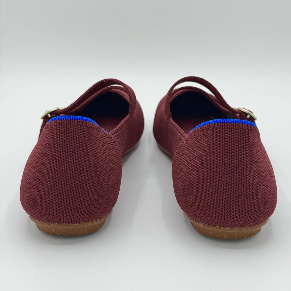 Rothy’s Double Buckle Mary Jane Flats “Cabernet” size 7 Like-New - Picture 9 of 13